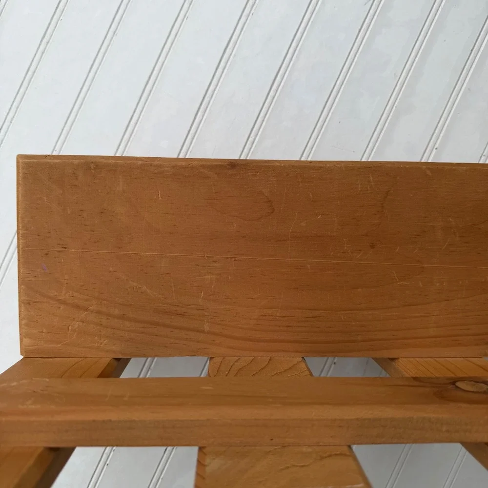Picket Fence Wooden Wall Shelf Rustic Farmhouse Decor